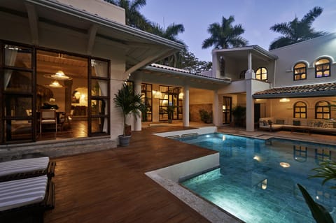 Front of property - evening/night