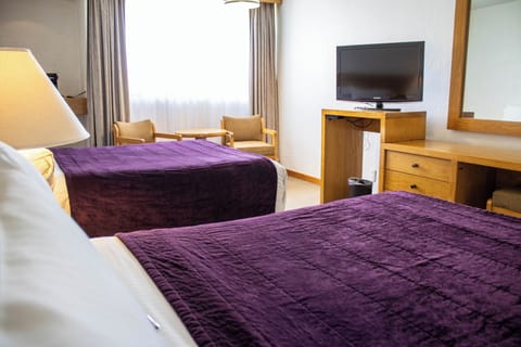 Traditional Double Room, 2 Double Beds, Non Smoking, Garden View | Desk, iron/ironing board, free WiFi, bed sheets