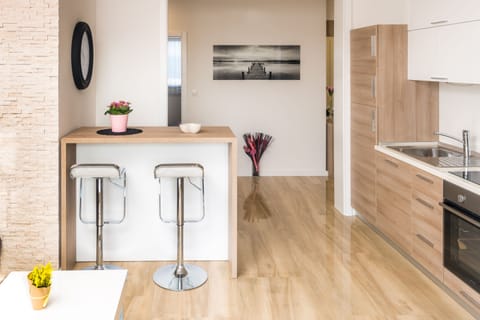 45-inch flat-screen TV with cable channels, TV