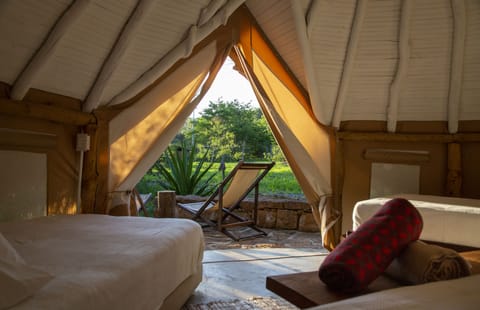 Glamping Carpa Premium | Minibar, WiFi (free), bed sheets