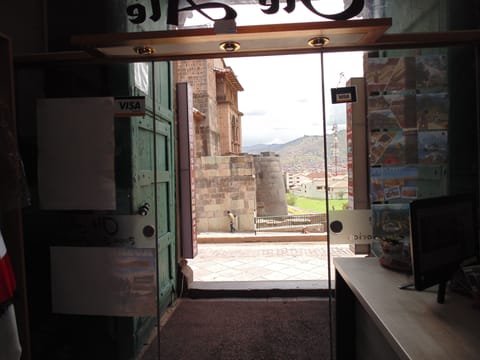 Interior entrance