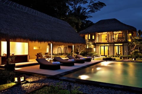 Front of property - evening/night