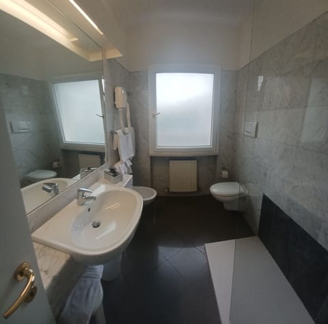 Standard Double Room | Bathroom | Hair dryer, bidet, towels