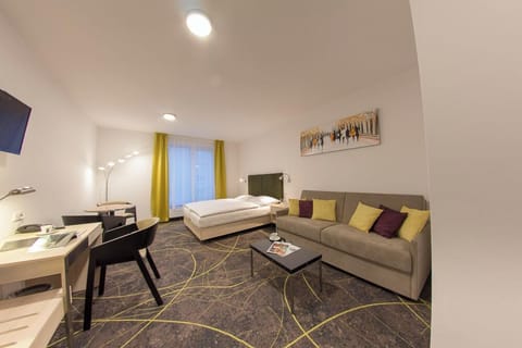 Classic Double Room, City View | Desk, laptop workspace, blackout drapes, free WiFi