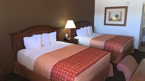 Standard Room, 2 Queen Beds, Non Smoking | Desk, soundproofing, iron/ironing board, bed sheets