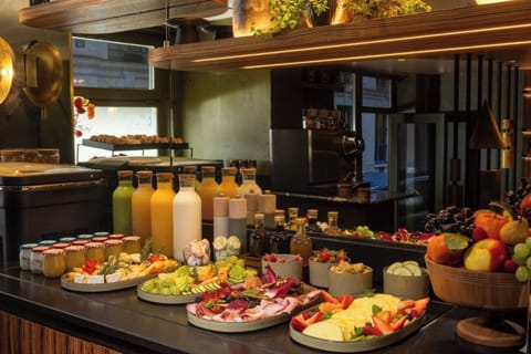 Daily buffet breakfast for a fee