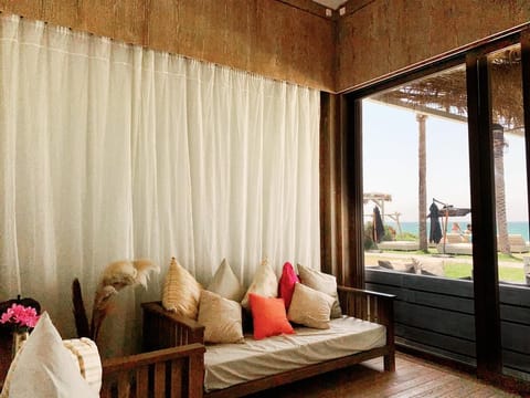 Bungalow with private Garden, Located at LOST AT SEA, Damour 20min south Beirut, 1 Bedroom, Pool and | Premium bedding, down comforters, memory foam beds, desk