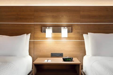 Individually furnished, desk, laptop workspace, blackout drapes