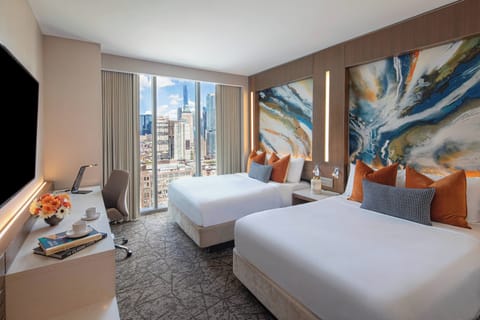 Room, 2 Queen Beds (Midtown) | In-room safe, individually furnished, desk, laptop workspace