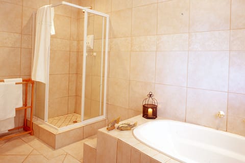 Luxury Double or Twin Room, 1 King Bed | Bathroom amenities | Separate tub and shower, free toiletries, hair dryer, towels