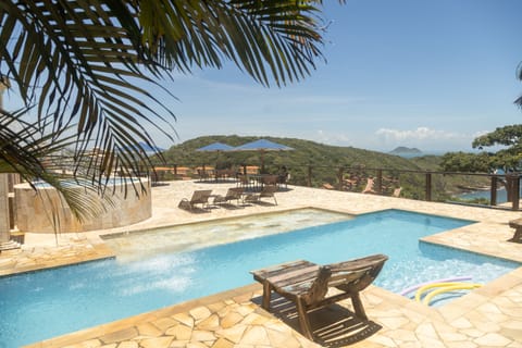 Outdoor pool, open 9:00 AM to 9:00 PM, sun loungers