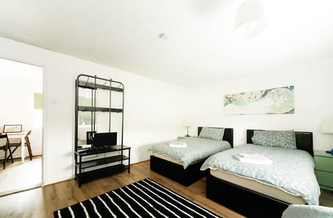 Twin Room | Iron/ironing board (on request), WiFi (free), individually decorated