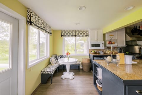 Shared fridge, microwave