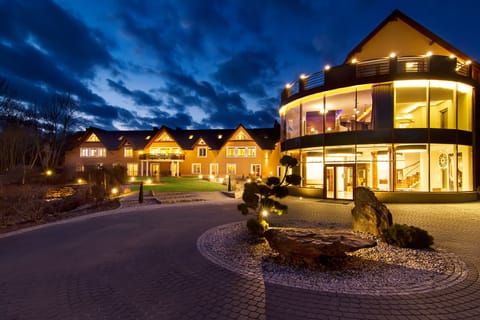 Front of property - evening/night