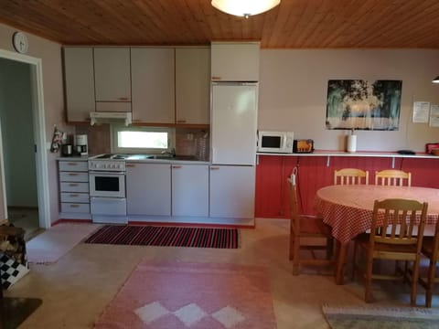 Villa | Private kitchen | Fridge, microwave, oven, stovetop