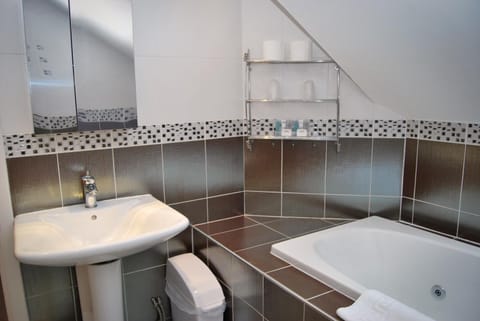 Free toiletries, hair dryer, towels