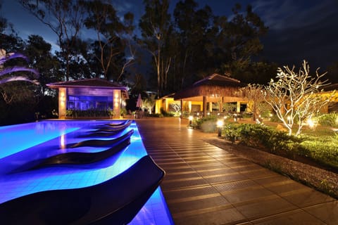 Indoor pool, open 8:30 AM to 9:00 PM, pool umbrellas, sun loungers