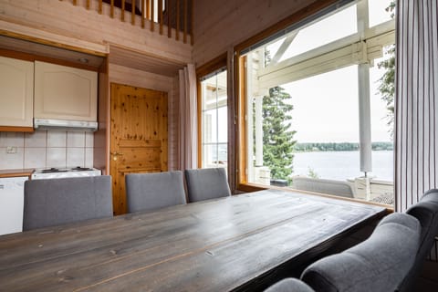 Deluxe Chalet, 3 Bedrooms, Sauna, River View | View from room