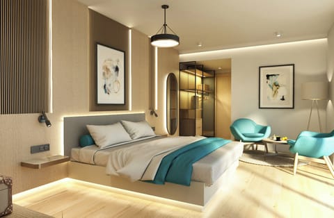 Premium Room Sea View | 1 bedroom, minibar, in-room safe, desk