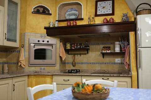 Fridge, electric kettle