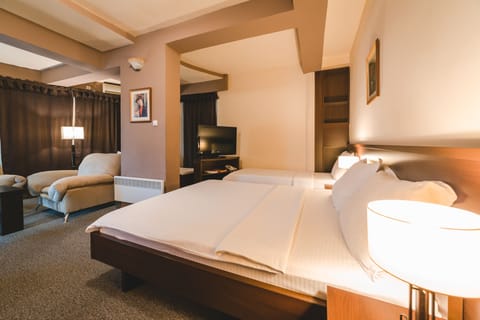 Standard Apartment | Minibar, in-room safe, desk, blackout drapes