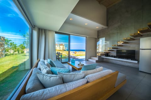 Villa, 2 Bedrooms | Living room | Flat-screen TV, DVD player