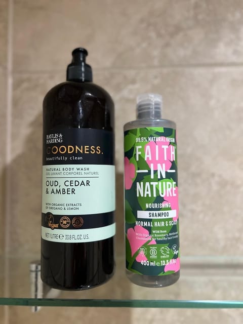 Deluxe Room, 1 Bedroom | Bathroom | Shower, free toiletries, hair dryer, towels