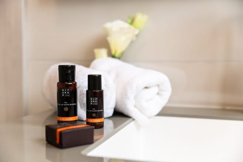 Deluxe Double Room, 1 Queen Bed with Sofa bed, Non Smoking, Sea View | Hypo-allergenic bedding, in-room safe, desk, soundproofing