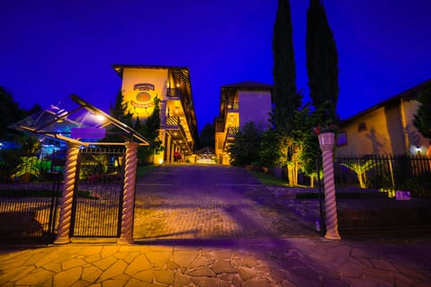 Front of property - evening/night