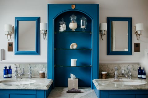 GLENSHIEL MALLART PENTHOUSE | Bathroom | Designer toiletries, hair dryer, bathrobes, slippers