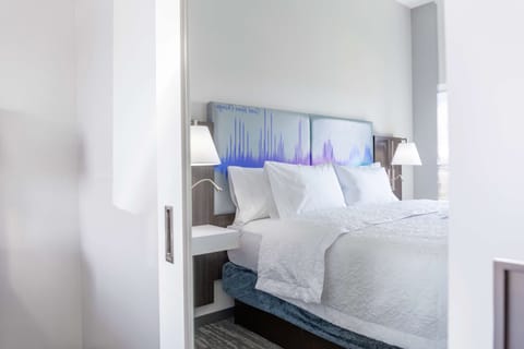 Room, 2 Queen Beds, Accessible, Bathtub | In-room safe, desk, laptop workspace, blackout drapes