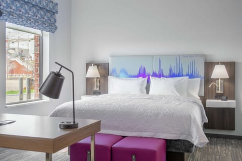 In-room safe, desk, laptop workspace, blackout drapes