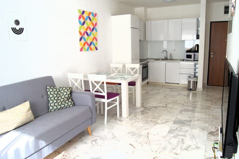 Deluxe Apartment, 1 Bedroom, Non Smoking, City View | Living area | LCD TV