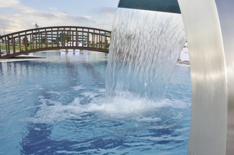 2 indoor pools, seasonal outdoor pool, pool umbrellas, sun loungers