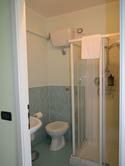 Double Room, 1 Double Bed | Bathroom | Shower, hair dryer, bidet, towels