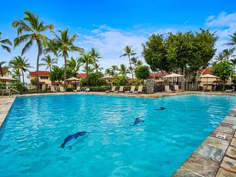 Condo, Multiple Beds, Partial Ocean View (Keauhou Kona Surf & Racquet Club #37) | Pool | Outdoor pool