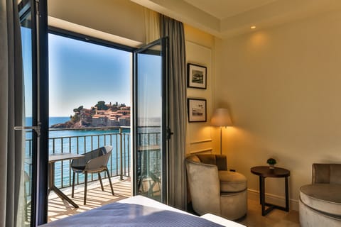 Superior Quadruple Room, Sea View | Terrace/patio