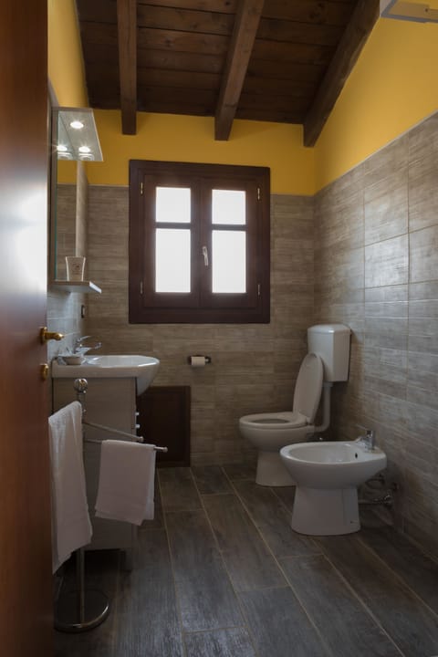 Deluxe Double Room, Mountain View | Bathroom | Shower, free toiletries, hair dryer, towels