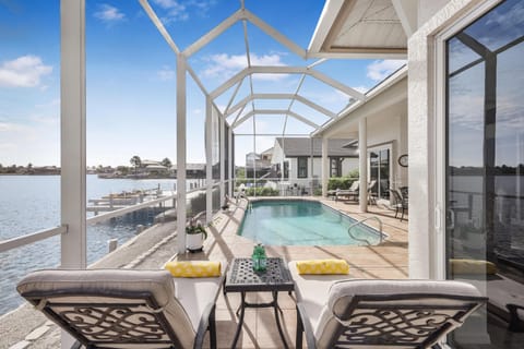 House, Multiple Beds (Waterfront home with views, pool and ) | Pool | A heated pool