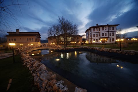 Front of property - evening/night