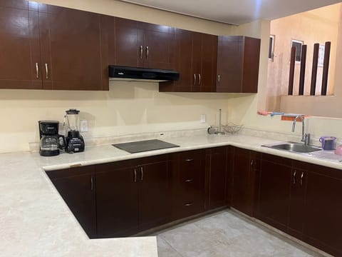 Luxury Room, 2 Double Beds, Air conditioning, Bay View | Private kitchen | Full-size fridge, stovetop, toaster, blender