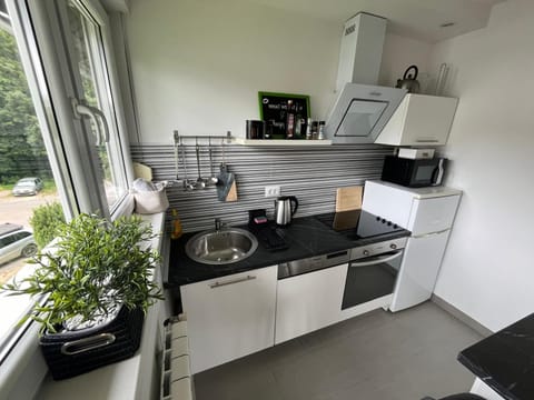 Deluxe Studio, Mountain View | Private kitchen | Coffee/tea maker