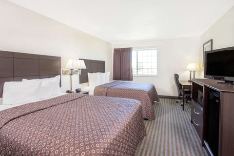 Standard Room, 2 Queen Beds | Individually decorated, individually furnished, desk, laptop workspace