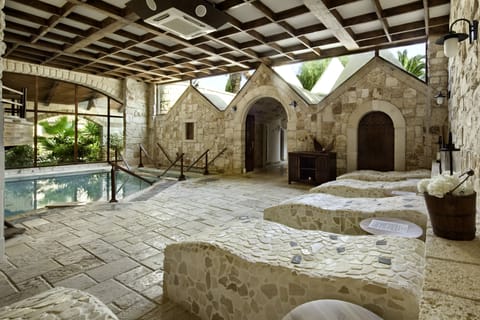 Turkish bath, body treatments, mud baths, aromatherapy, body wraps