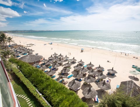 Private beach, white sand