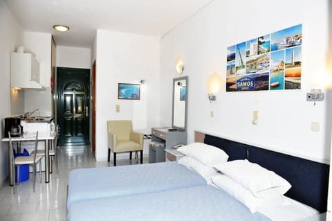 Blackout drapes, soundproofing, iron/ironing board