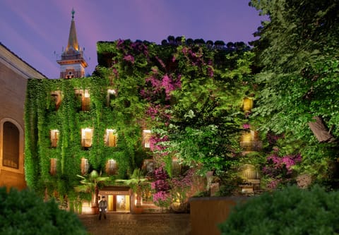 Front of property - evening/night
