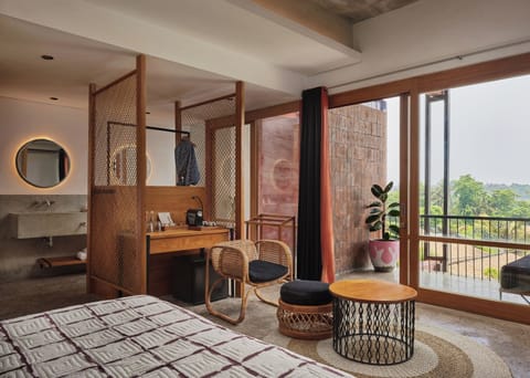 32-inch flat-screen TV with satellite channels, TV