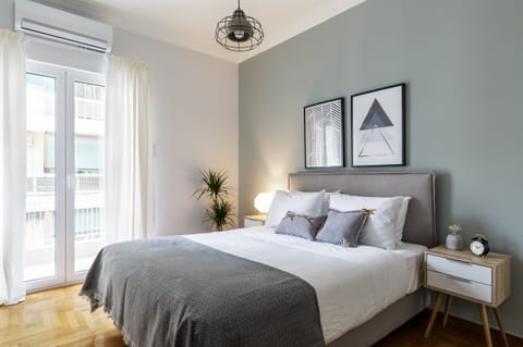 Apartment, 2 Bedrooms, City View | 2 bedrooms, desk, laptop workspace, blackout drapes