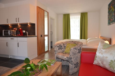 Apartment, 1 Queen Bed (für 2 Personen) | In-room safe, desk, blackout drapes, soundproofing